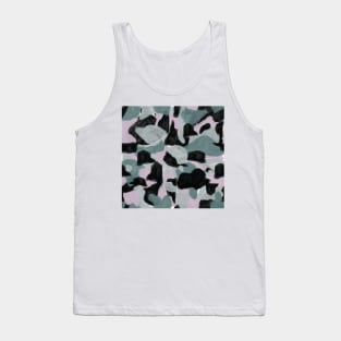 Camouflage pattern pastel color Tank Top